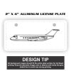 2" X 4" Aluminum License Plate  Thumbnail