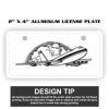 2" X 4" Aluminum License Plate  Thumbnail