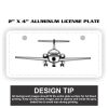 2" X 4" Aluminum License Plate  Thumbnail