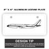 2" X 4" Aluminum License Plate  Thumbnail