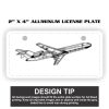 2" X 4" Aluminum License Plate  Thumbnail