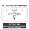 2" X 4" Aluminum License Plate  Thumbnail
