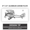 2" X 4" Aluminum License Plate  Thumbnail
