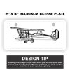 2" X 4" Aluminum License Plate  Thumbnail