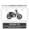 2" X 4" Aluminum License Plate  Thumbnail