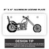 2" X 4" Aluminum License Plate  Thumbnail