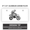 2" X 4" Aluminum License Plate  Thumbnail