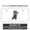 2" X 4" Aluminum License Plate  Thumbnail