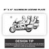 2" X 4" Aluminum License Plate  Thumbnail