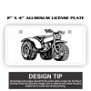 2" X 4" Aluminum License Plate  Thumbnail