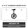 2" X 4" Aluminum License Plate  Thumbnail