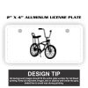 2" X 4" Aluminum License Plate  Thumbnail
