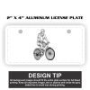 2" X 4" Aluminum License Plate  Thumbnail