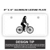 2" X 4" Aluminum License Plate  Thumbnail