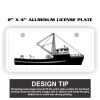2" X 4" Aluminum License Plate  Thumbnail