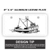 2" X 4" Aluminum License Plate  Thumbnail