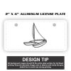 2" X 4" Aluminum License Plate  Thumbnail