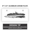 2" X 4" Aluminum License Plate  Thumbnail