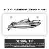 2" X 4" Aluminum License Plate  Thumbnail