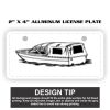 2" X 4" Aluminum License Plate  Thumbnail