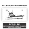 2" X 4" Aluminum License Plate  Thumbnail