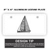 2" X 4" Aluminum License Plate  Thumbnail