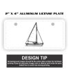 2" X 4" Aluminum License Plate  Thumbnail