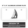 2" X 4" Aluminum License Plate  Thumbnail