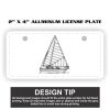 2" X 4" Aluminum License Plate  Thumbnail