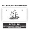 2" X 4" Aluminum License Plate  Thumbnail