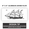 2" X 4" Aluminum License Plate  Thumbnail