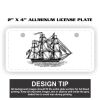2" X 4" Aluminum License Plate  Thumbnail