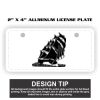 2" X 4" Aluminum License Plate  Thumbnail