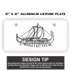 2" X 4" Aluminum License Plate  Thumbnail