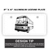 2" X 4" Aluminum License Plate  Thumbnail