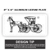 2" X 4" Aluminum License Plate  Thumbnail
