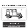 2" X 4" Aluminum License Plate  Thumbnail
