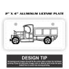 2" X 4" Aluminum License Plate  Thumbnail