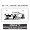 2" X 4" Aluminum License Plate  Thumbnail