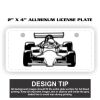 2" X 4" Aluminum License Plate  Thumbnail