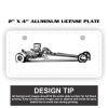 2" X 4" Aluminum License Plate  Thumbnail