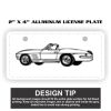 2" X 4" Aluminum License Plate  Thumbnail