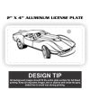 2" X 4" Aluminum License Plate  Thumbnail