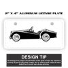 2" X 4" Aluminum License Plate  Thumbnail