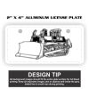 2" X 4" Aluminum License Plate  Thumbnail