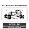 2" X 4" Aluminum License Plate  Thumbnail