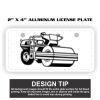 2" X 4" Aluminum License Plate  Thumbnail