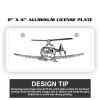 2" X 4" Aluminum License Plate  Thumbnail