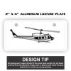 2" X 4" Aluminum License Plate  Thumbnail