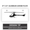 2" X 4" Aluminum License Plate  Thumbnail